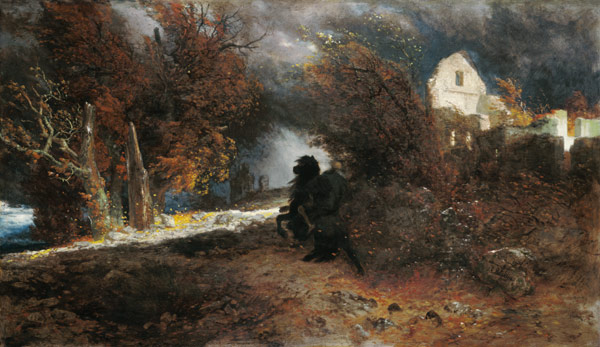 Der Ritt des Todes von Arnold Böcklin