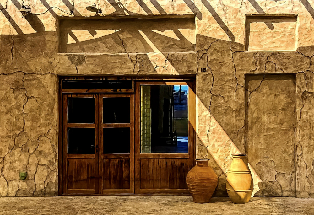 Facade - Old city of Dubai von Arnon Orbach