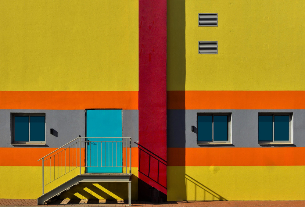 Facade - Caesarea industrial park von Arnon Orbach