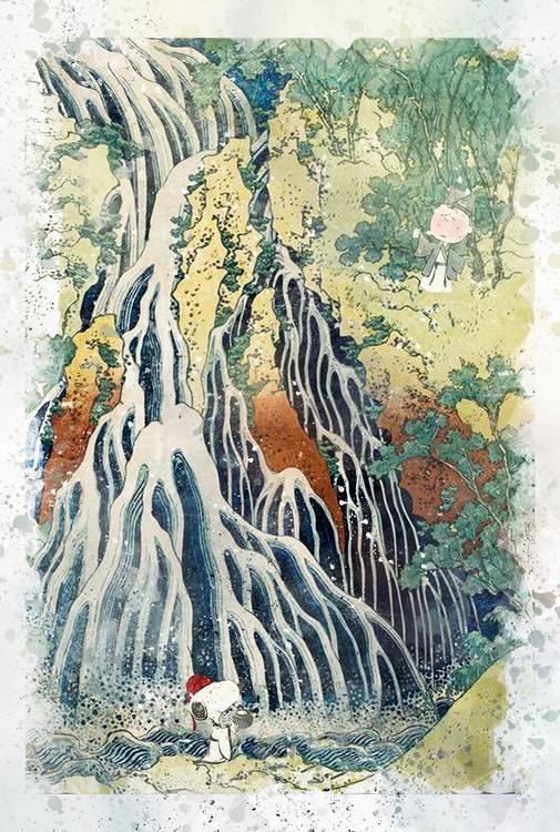 Snoopy, La Cascade De Sôka  von Benny Arte