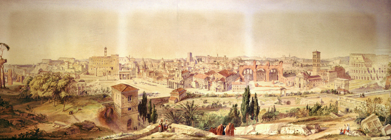 Rome As It Is, from the Palatine Hill von Arthur Ashpitel