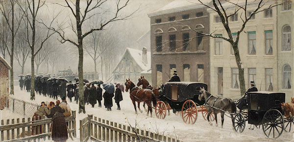 Der Leichenzug von Arthur Nikutowski