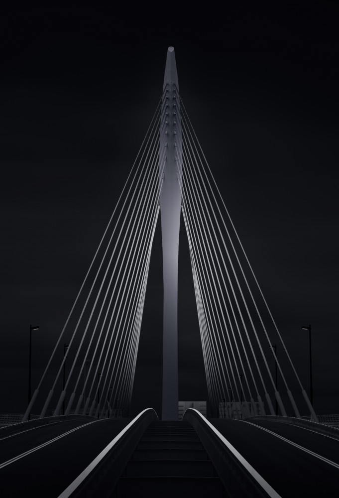 The Prince Claus Bridge in the Netherlands von Arthur Van Orden