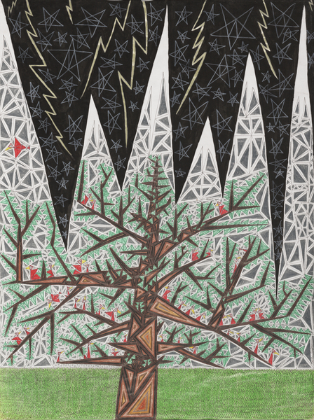 Mountains at Night von ArtLifting ArtLifting