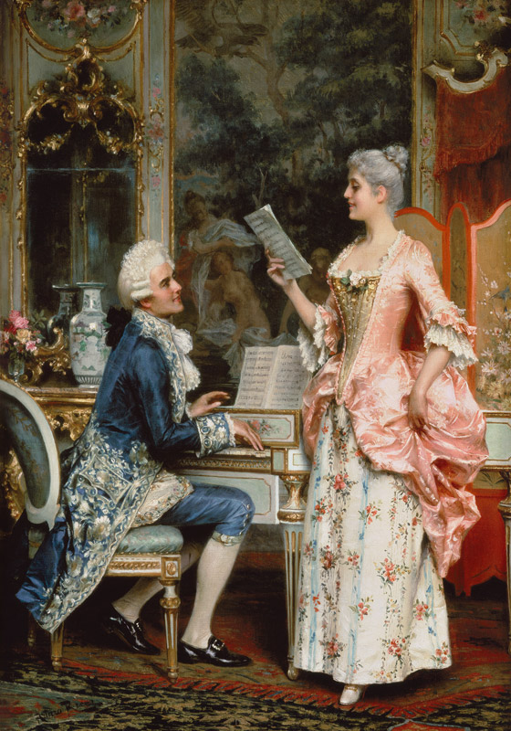 The Singing Lesson von Arturo Ricci