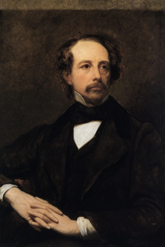 Portrait of Charles Dickens (1812-1870) 1855 von Ary Scheffer