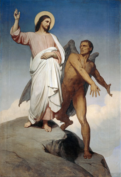La Tentation du Christ von Ary Scheffer