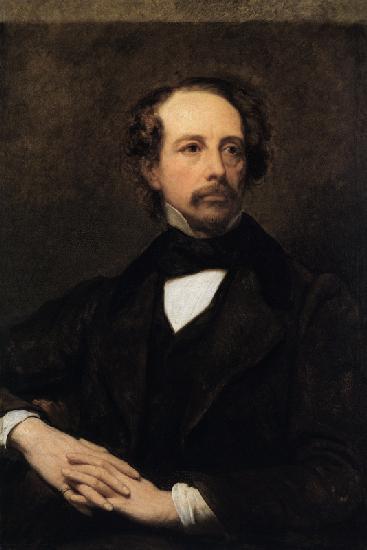 Portrait of Charles Dickens (1812-1870) 1855