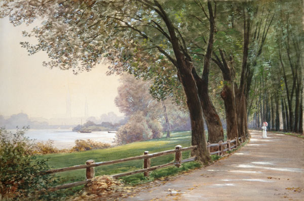 The Fontenay in Hamburg von Ascan Lutteroth