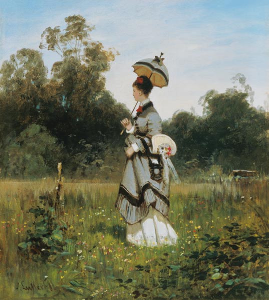 Sommerspaziergang in Charlottenburg von Ascan Lutteroth