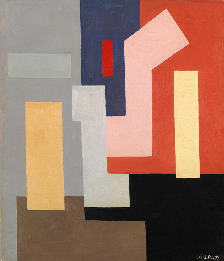 Abstract-geometric neo-plastic art work