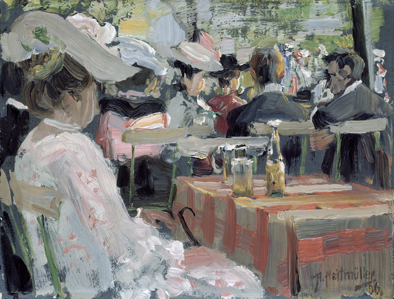 A Garden Restaurant von August Heitmuller