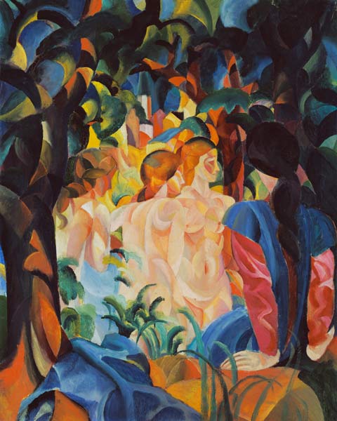 Badende Mädchen von August Macke