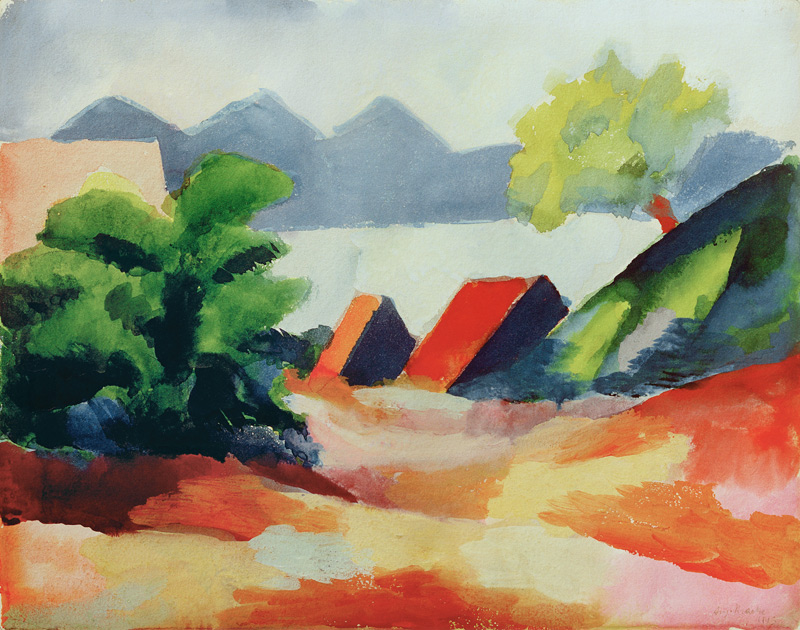 Am Thuner See I von August Macke