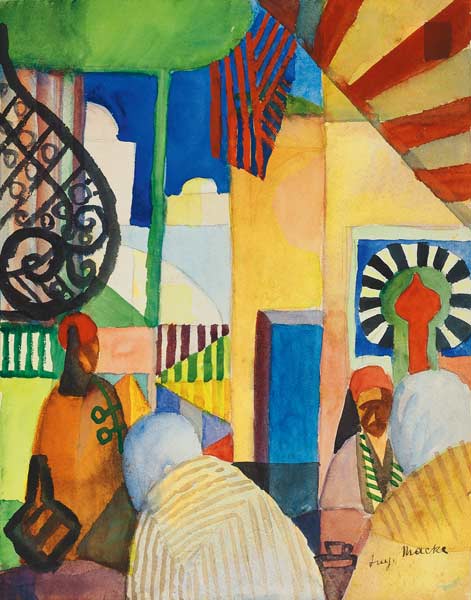 Im Basar von August Macke