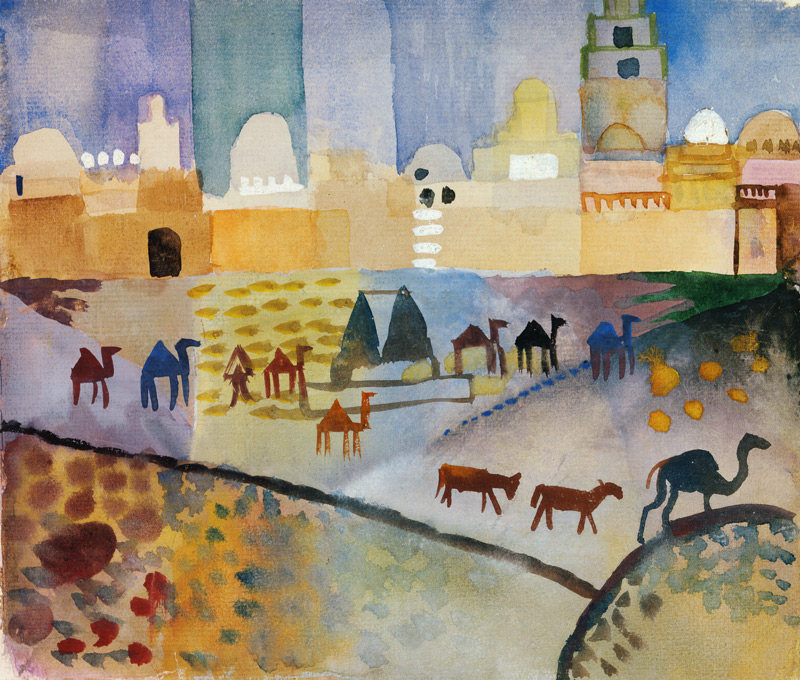Kairouan I von August Macke