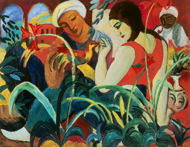 Oriental Women (Odalisques) von August Macke