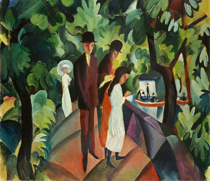 Spaziergang von August Macke