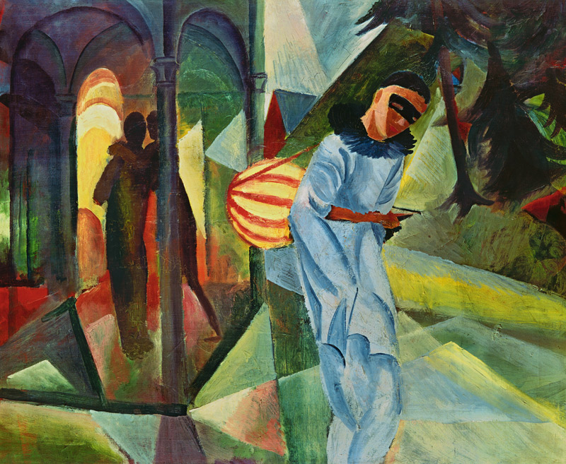 Pierrot. von August Macke
