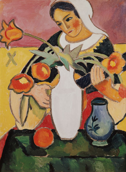 The Lute Player von August Macke