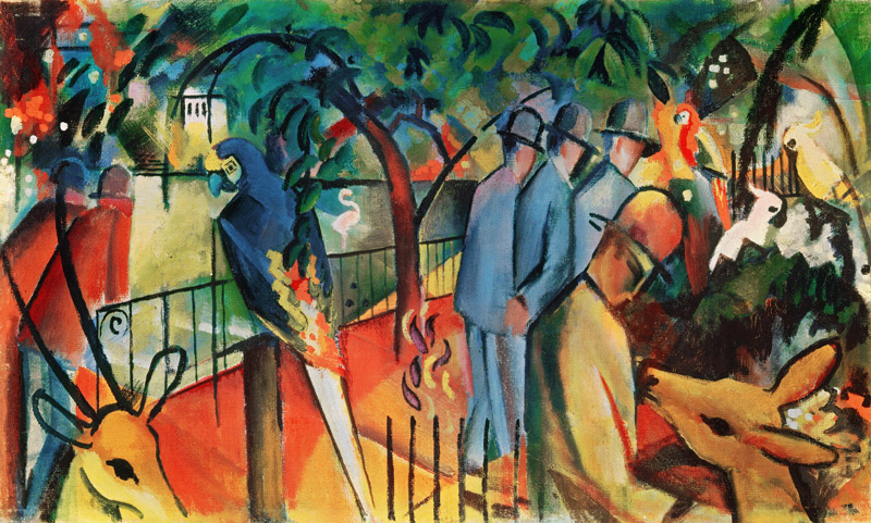 Zoologischer Garten I von August Macke