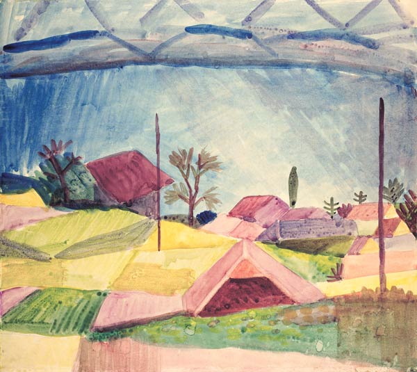 Hilterfingen am Thuner See von August Macke