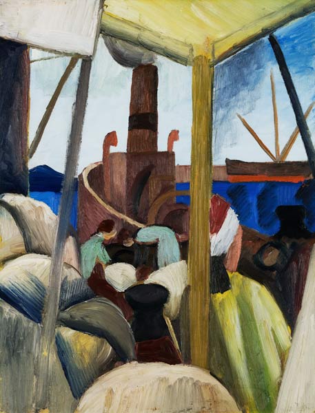 Hafen in Tunis von August Macke