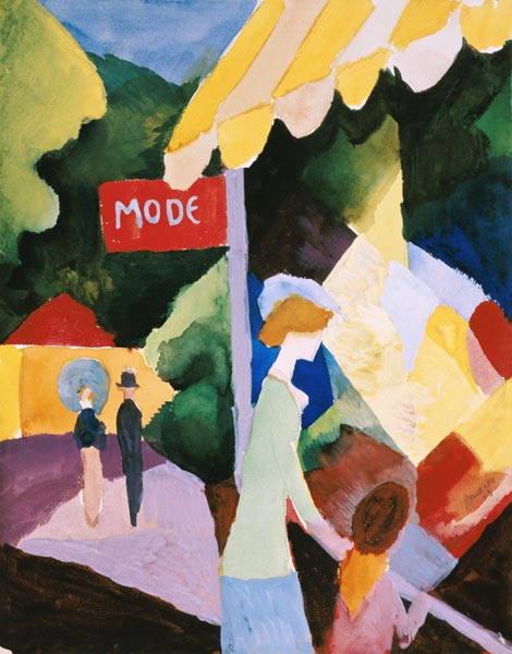 Modefenster von August Macke