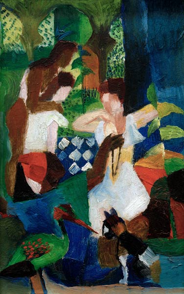 The Turkish Jeweller von August Macke