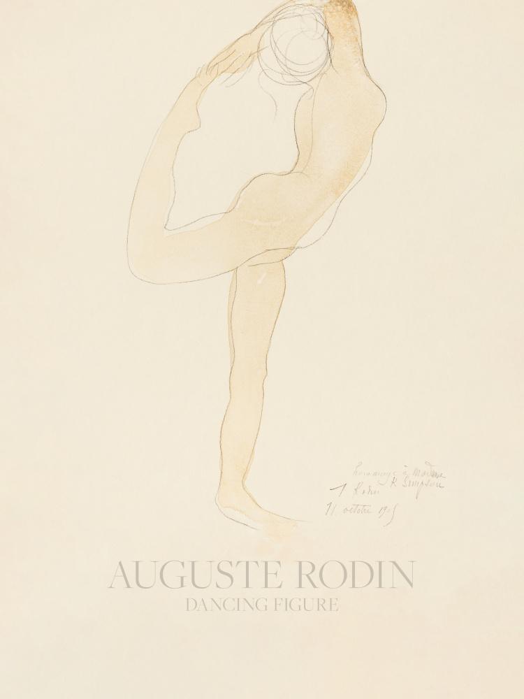 Dancing Figure (1905) von Auguste Rodin