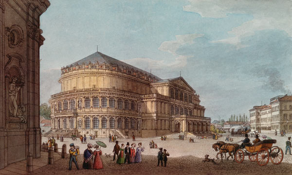 Dresden,Kgl. Hoftheater von August Johann Carl Richter