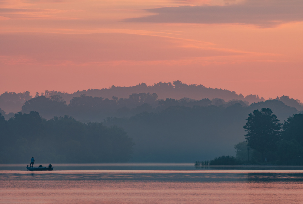 Morning Fishing #2 von 李从军 / Austin Li