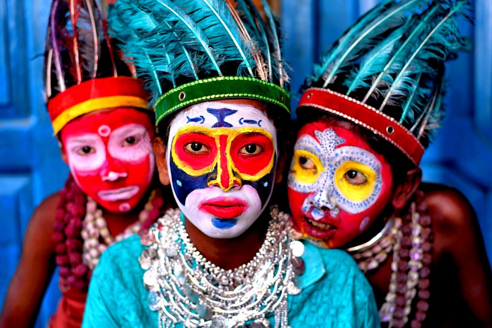 Face Painting von Avishek Das