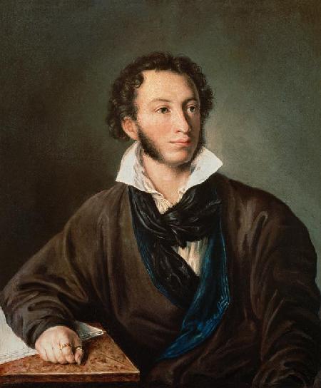 Alexander S.Puschkin (Sog. Jelaginsche Kopie nach dem Original)