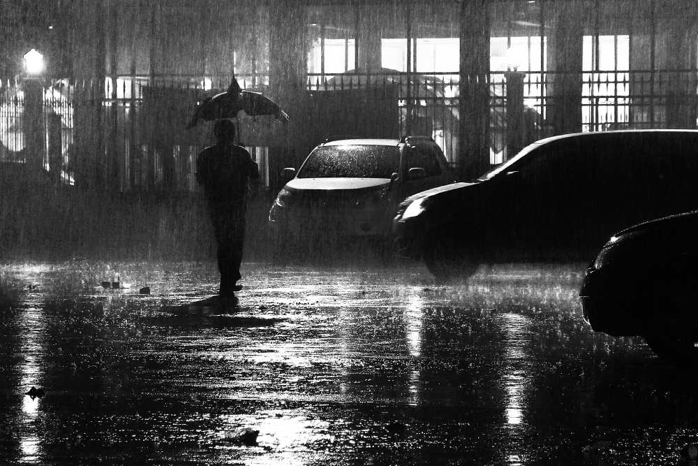 rain at night von Ayatullah R. Hiba