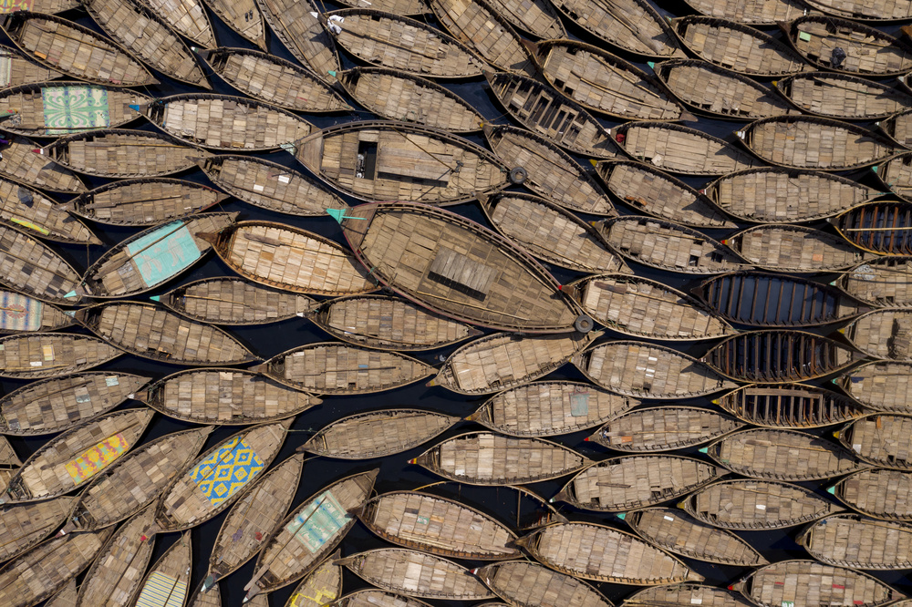 Wooden boats von Azim Khan Ronnie