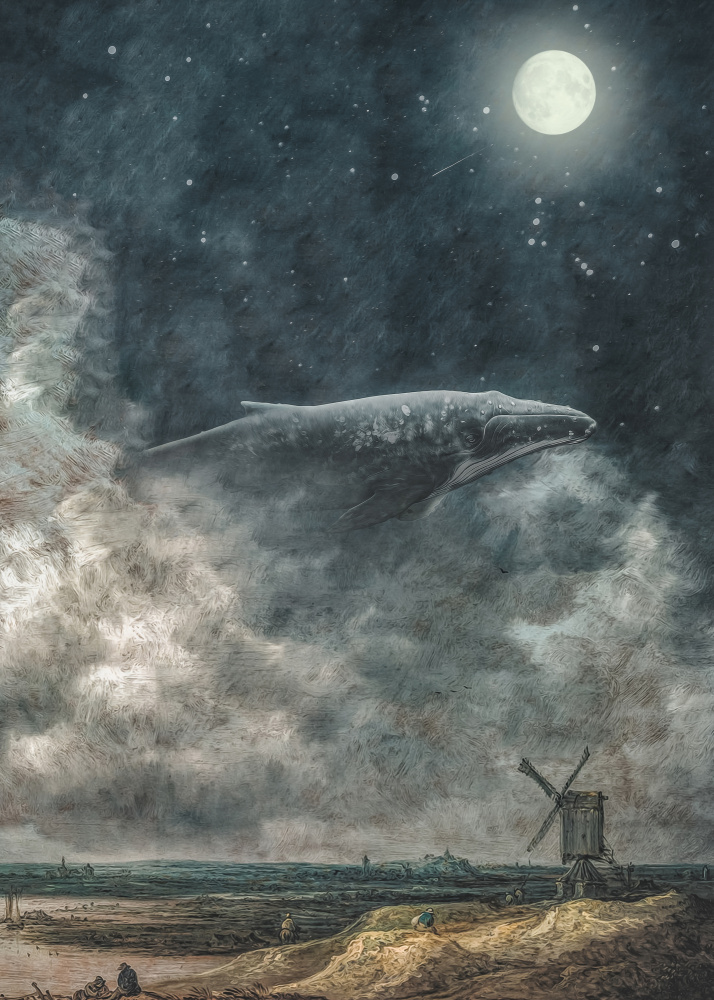 Whale In Painting von Baard Martinussen