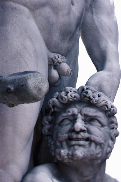 Detail from the Statue of Hercules and Cacus
