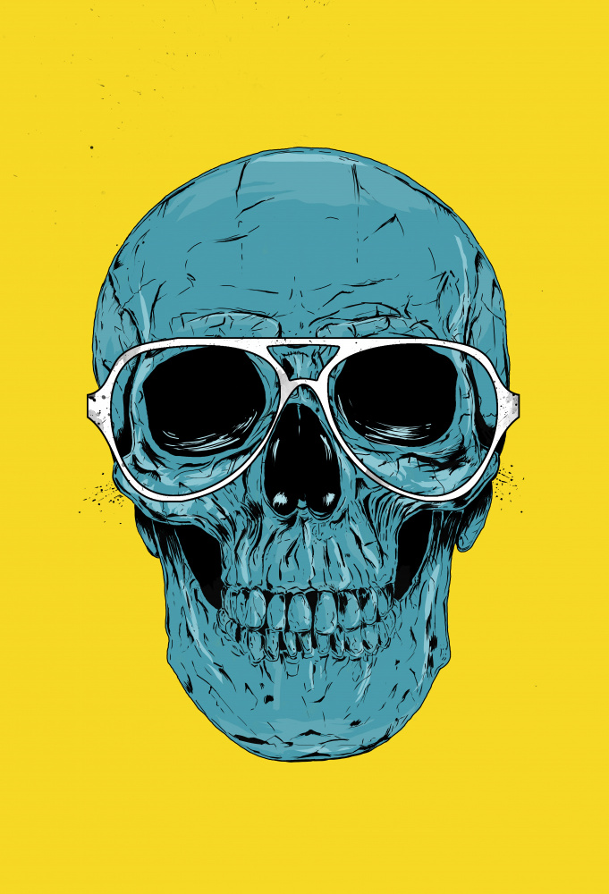 Blue Skull von Balazs Solti