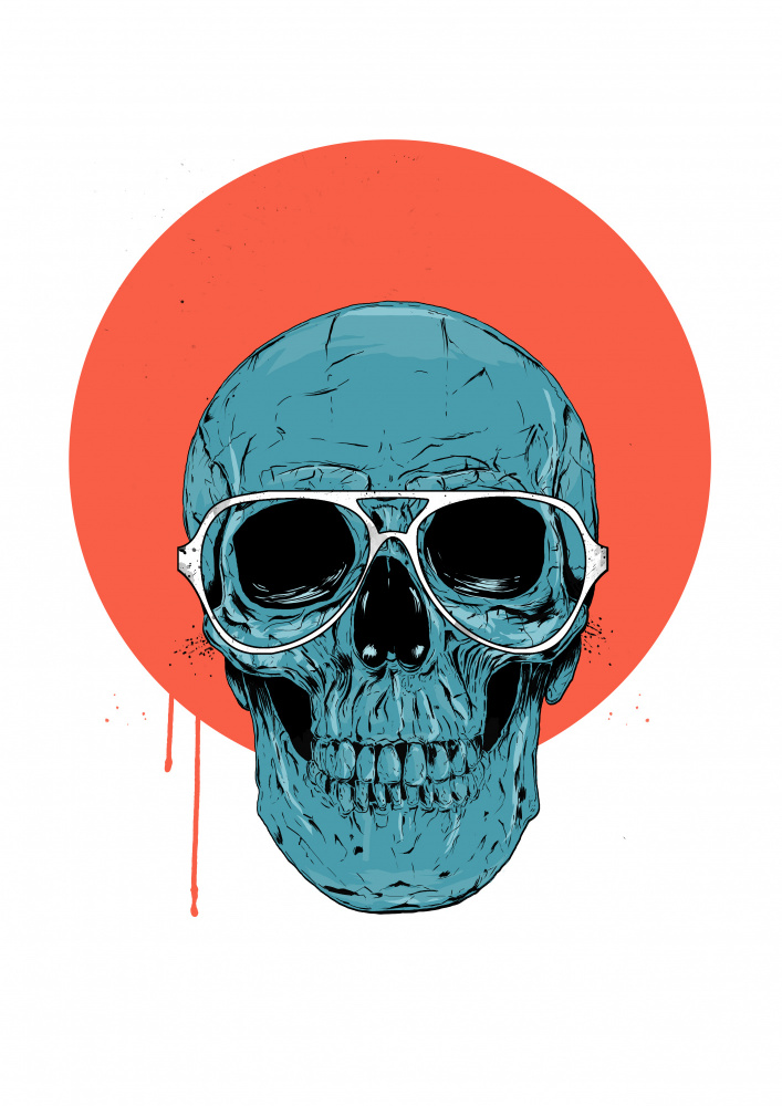 Blue Skull II von Balazs Solti