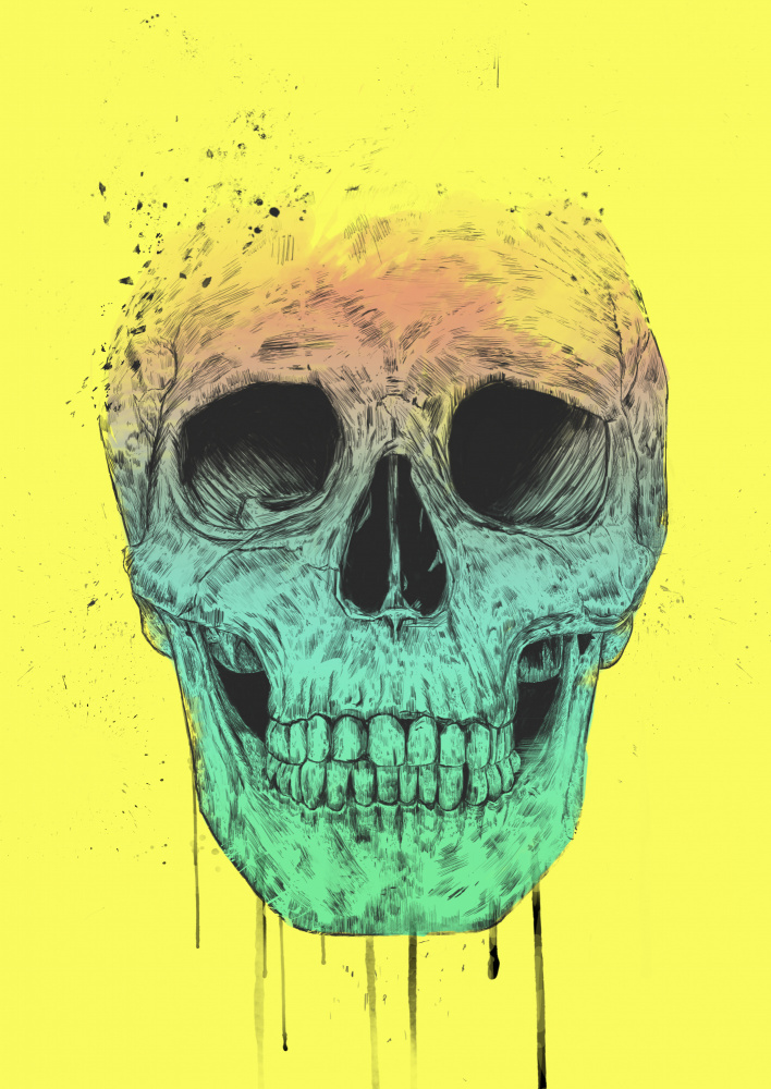 Pop Art Skull von Balazs Solti