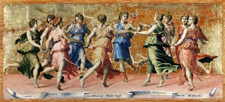 Apollo und die tanzenden Musen.