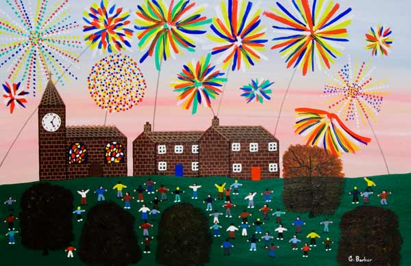 Firework display von Gordon Barker