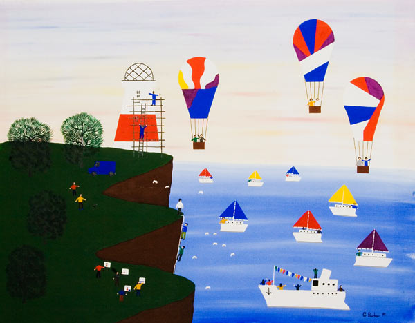 Painting holiday von Gordon Barker