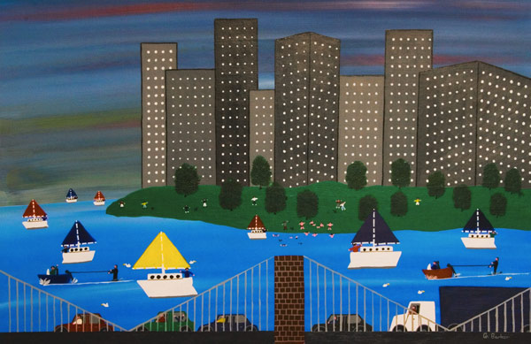 City lights von Gordon Barker