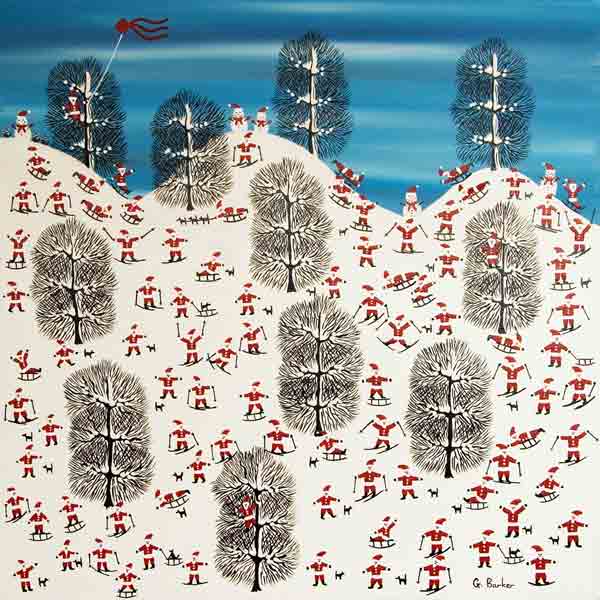 Santa's on holiday von Gordon Barker