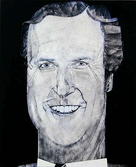 Portrait of Nicholas Parsons, illustration for The Media Mob von Barry  Fantoni