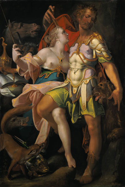 Odysseus und Kirke von Bartholomäus Spranger