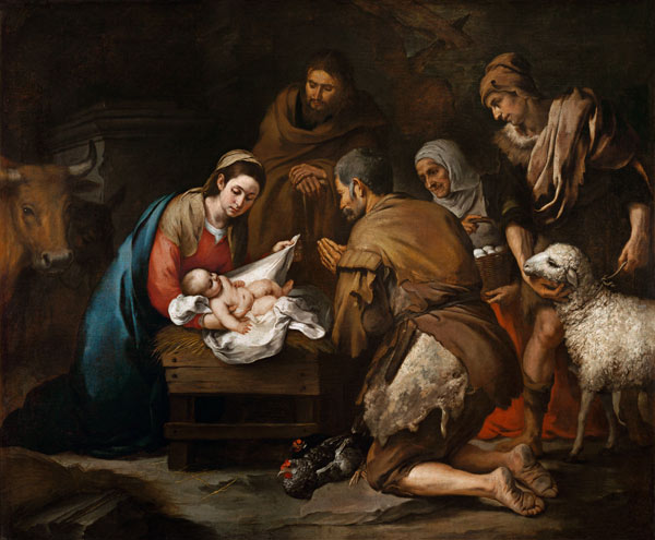 The Adoration of the Shepherds von Bartolomé Esteban Perez Murillo