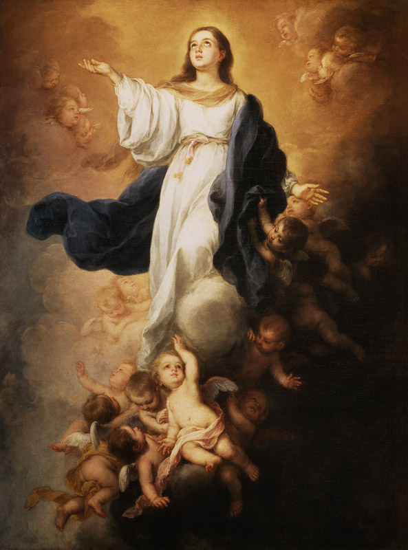 The Assumption of the Virgin von Bartolomé Esteban Perez Murillo